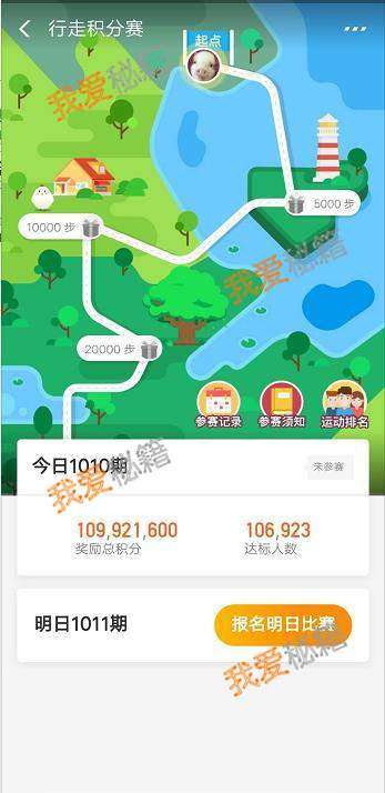 支付寶行走積分賽走多少步才能獲得積分？