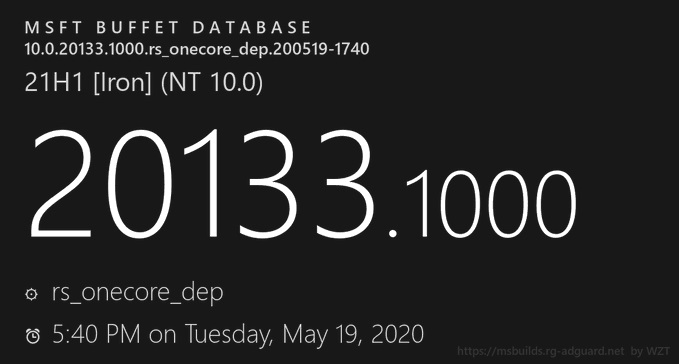 微軟win10新版本21H1 2033.1000正在開(kāi)發(fā) 代號(hào)lron