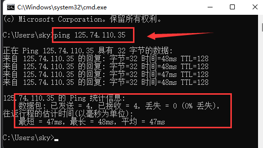 Windows11測試網絡地址延遲步驟介紹