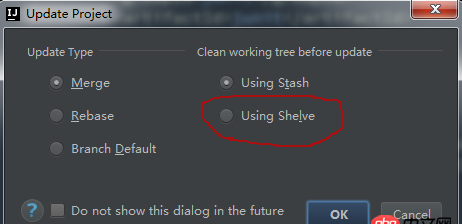 java - idea git update project 里面的參數(shù)是什么意思