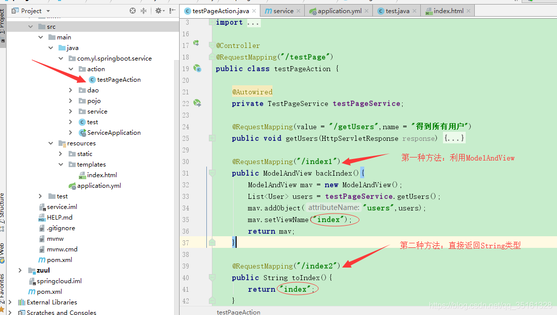 springboot訪問template下的html頁面的實(shí)現(xiàn)配置