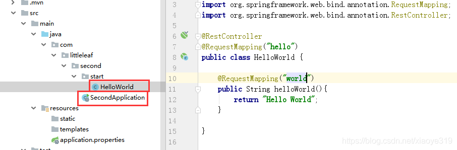 SpringBoot創建并簡單使用的實現