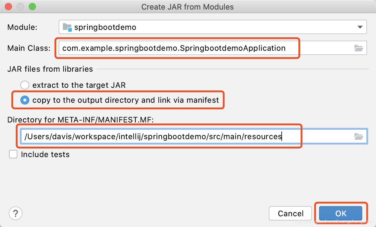 IDEA 將 SpringBoot 項目打包成jar的方法