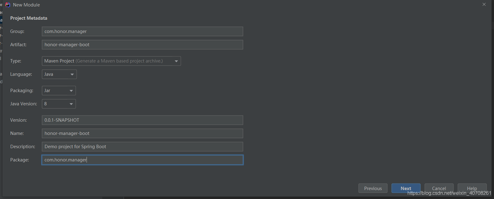 springboot+idea+maven 多模塊項目搭建的詳細過程（連接數據庫進行測試）