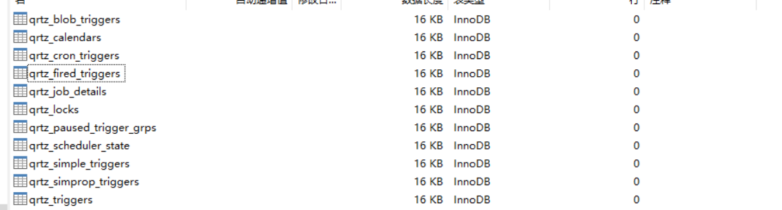 springboot+quartz以持久化的方式實現(xiàn)定時任務(wù)的代碼