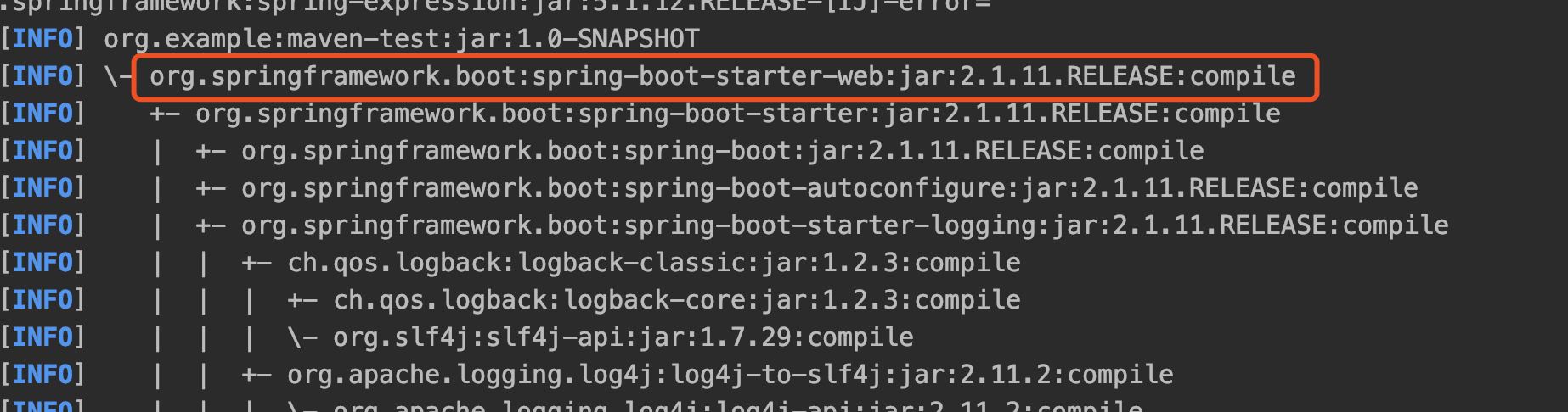 Springboot的maven間接依賴的實(shí)現(xiàn)
