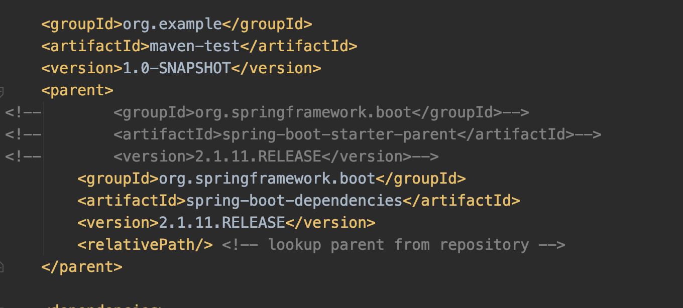 Springboot的maven間接依賴的實(shí)現(xiàn)