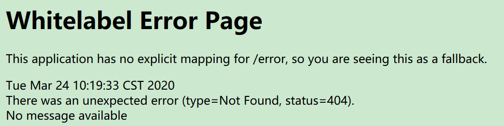 Springboot錯誤處理機制實現(xiàn)原理解析