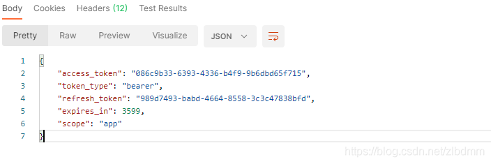 Spring Cloud OAuth2中/oauth/token的返回內容格式