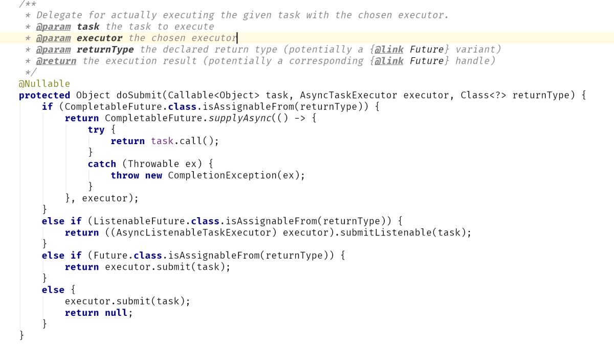 spring boot使用@Async異步注解的實(shí)現(xiàn)原理+源碼