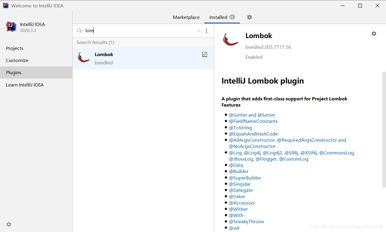 Spring Boot整合Lombok的方法詳解