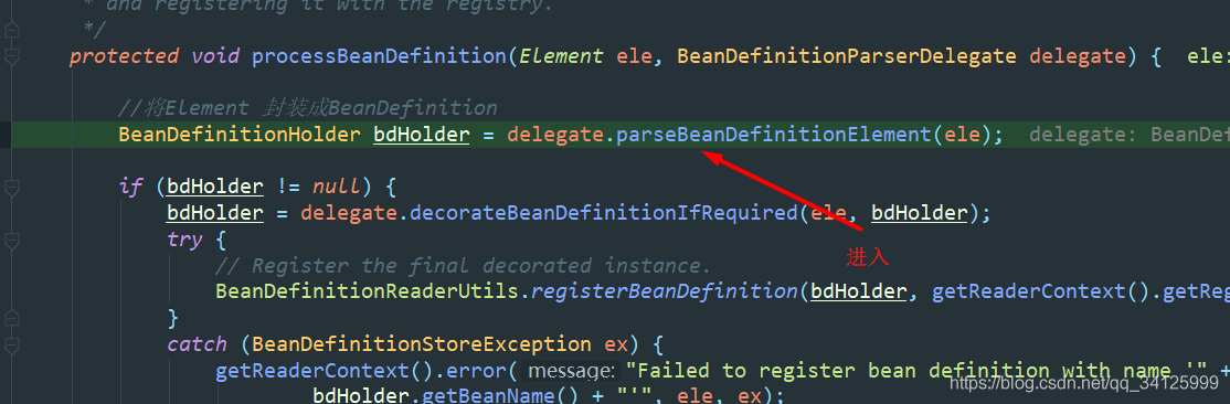 Spring中Xml屬性配置的解析全過程記錄