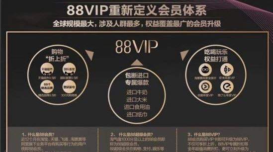 淘寶88vip會員88元怎么辦理【淘寶88vip會員權限介紹】