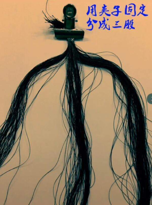 【抖音用頭發編手鏈怎么編】用頭發編手鏈步驟流程分享