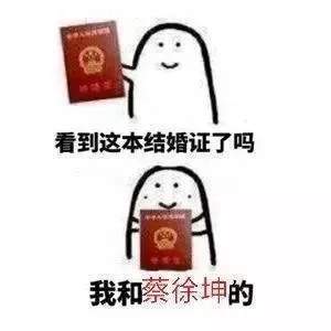 【抖音看見這本結婚證了嗎我和xxx的表情包】高清無水印分享