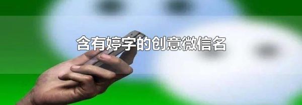 含有婷字的創意微信名