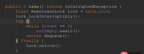 java - 求對ArrayBlockingQueue中一段源碼的解釋