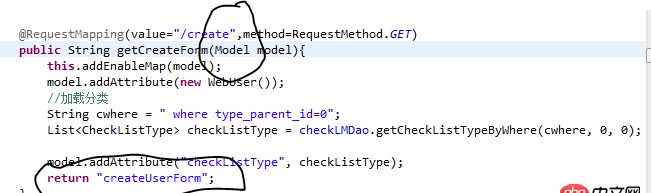 java - 這個model是哪里來的？這個return返回的是請求轉發嗎？