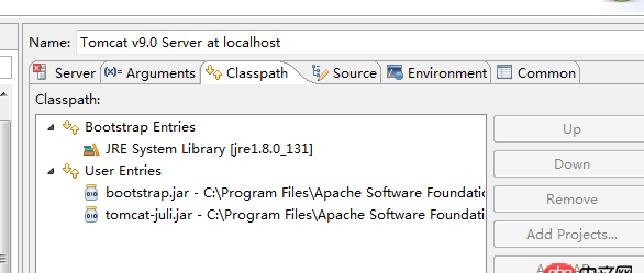 java - eclipse run on server， classpath， not find springmvc.xml