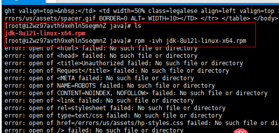 linux - CentOS安裝java環(huán)境報(bào)錯(cuò),rpm包安裝不成功?