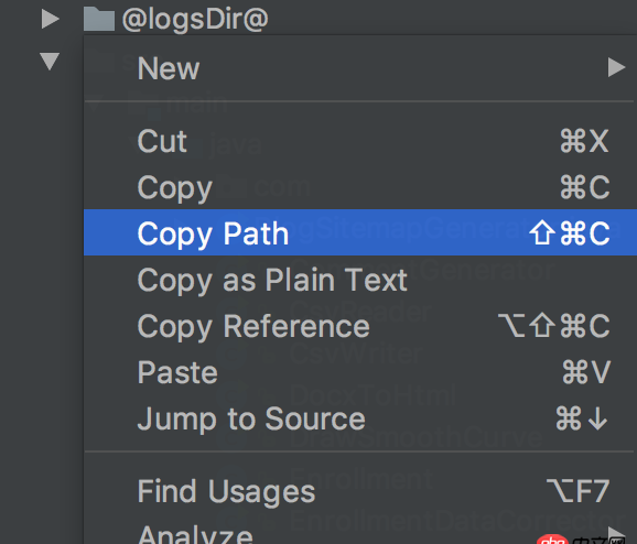 java - IDEA和webstorm怎么查看文件的properties我想文件的相對(duì)路徑和絕對(duì)路徑？