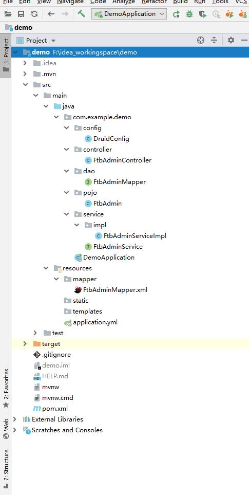 快速搭建Spring Boot+MyBatis的項目IDEA（附源碼下載）
