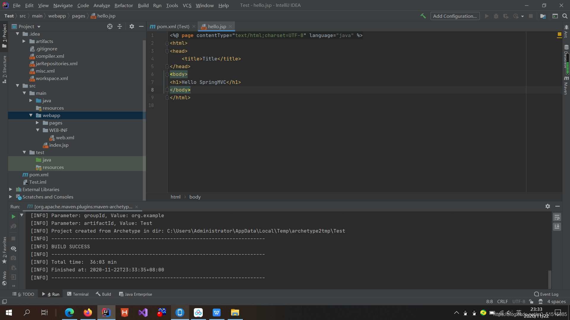 Spring MVC創(chuàng)建項(xiàng)目踩過(guò)的bug