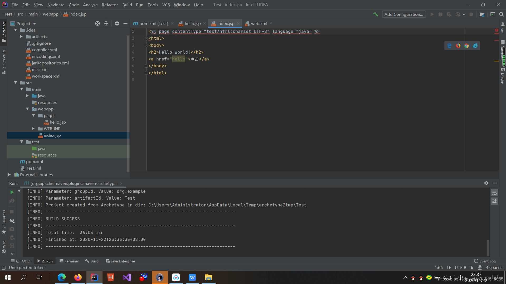 Spring MVC創(chuàng)建項(xiàng)目踩過(guò)的bug