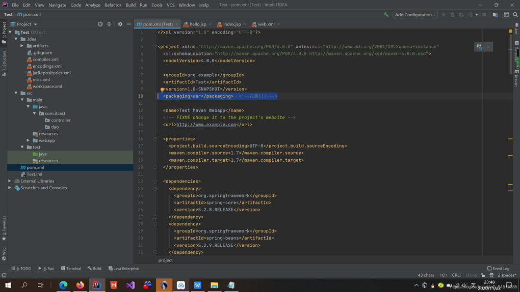 Spring MVC項目開發踩過的一些bug