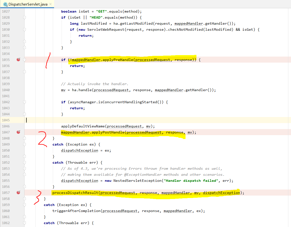 Spring HandlerInterceptor實現原理代碼解析