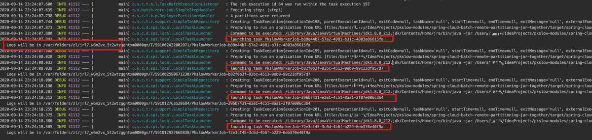 Spring Batch遠程分區的本地Jar包模式的代碼詳解