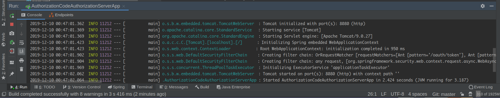 Spring Security OAuth2 授權碼模式的實現