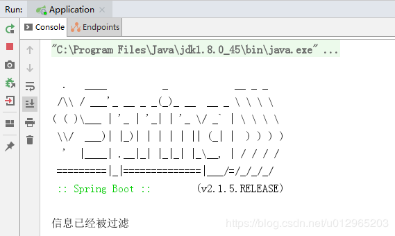 Spring Boot使用Servlet及Filter過程詳解
