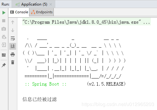 Spring Boot使用Servlet及Filter過程詳解