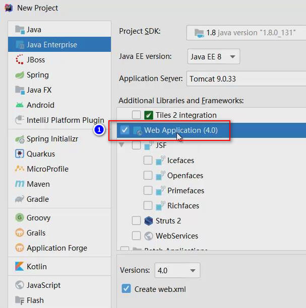 使用IDEA開發配置Java Web的初始化過程