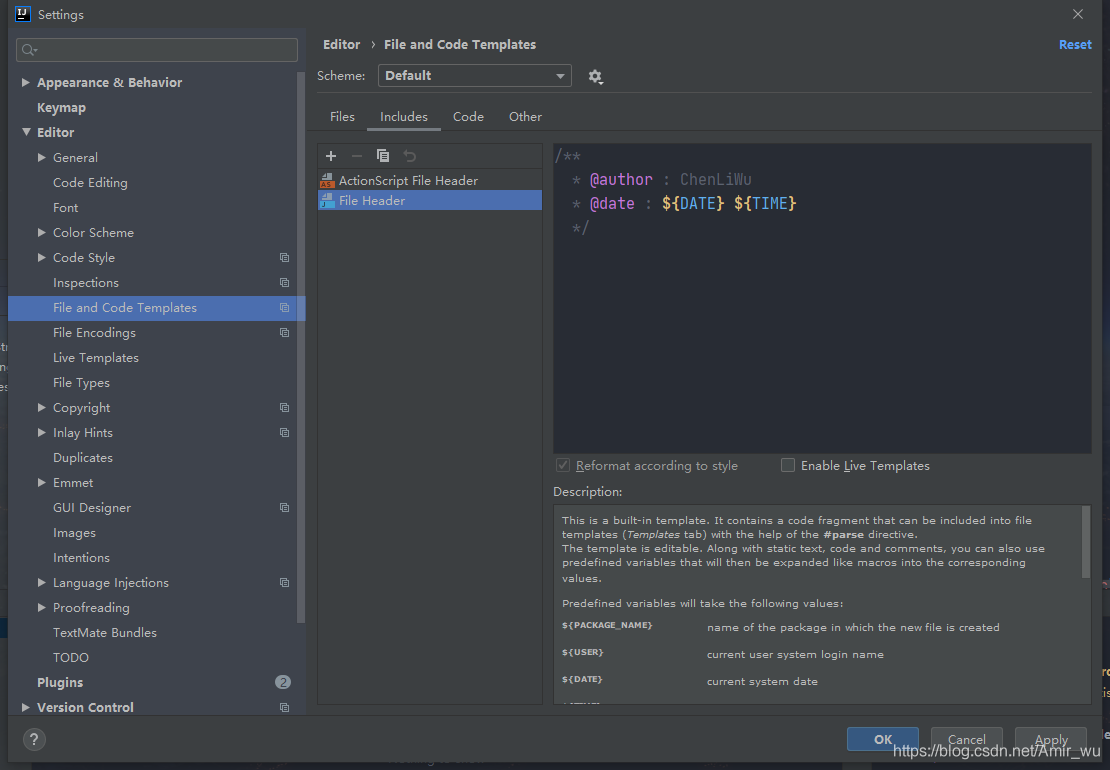 intellij idea設置統一JavaDoc模板的方法詳解