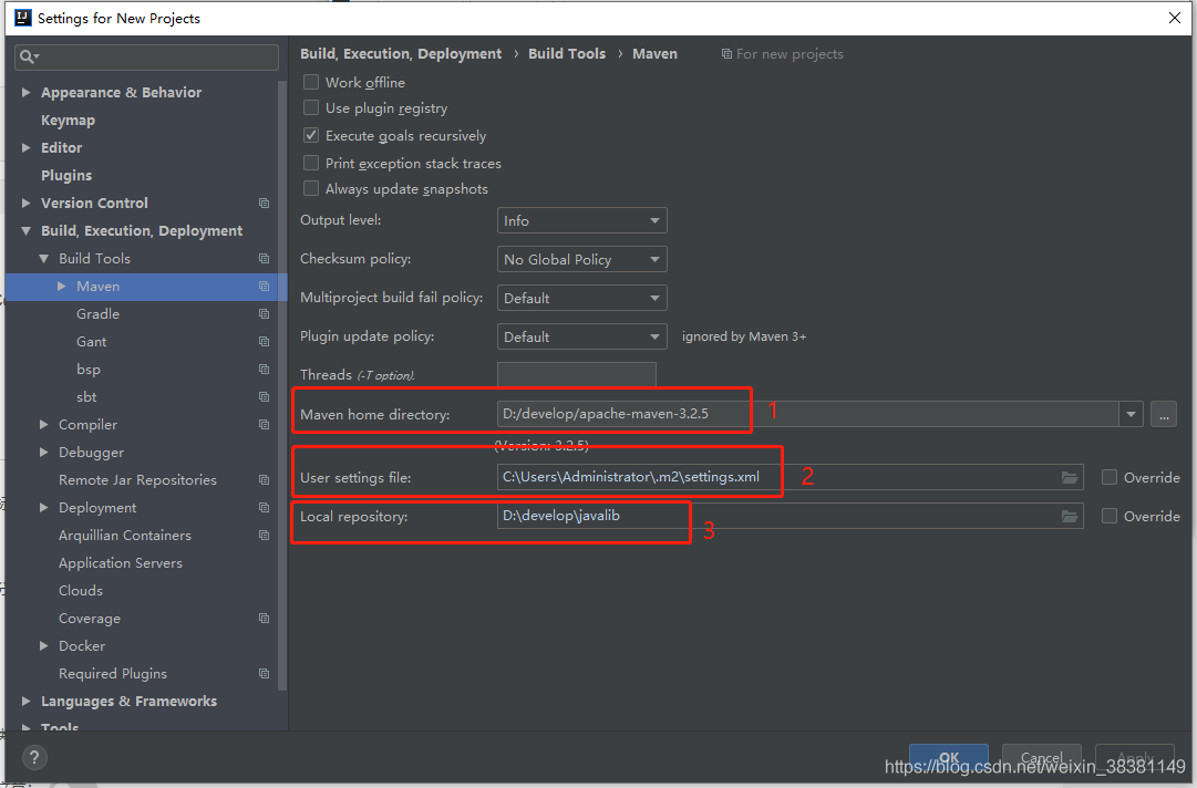 IDEA配置java開發環境(maven、gradle、tomcat)