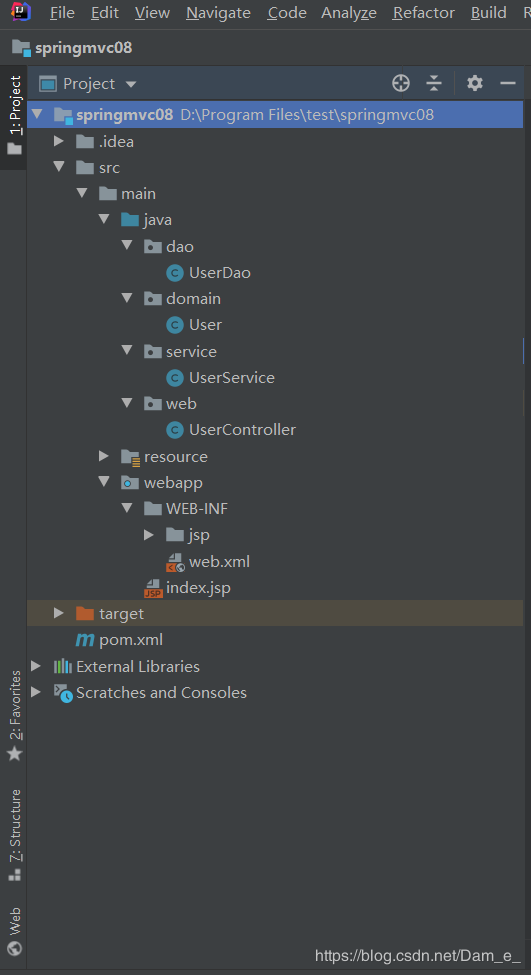 IDEA實現 springmvc的簡單注冊登錄功能的示例代碼