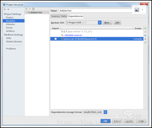IntelliJ IDEA Java項(xiàng)目手動添加依賴 jar 包的方法(圖解)