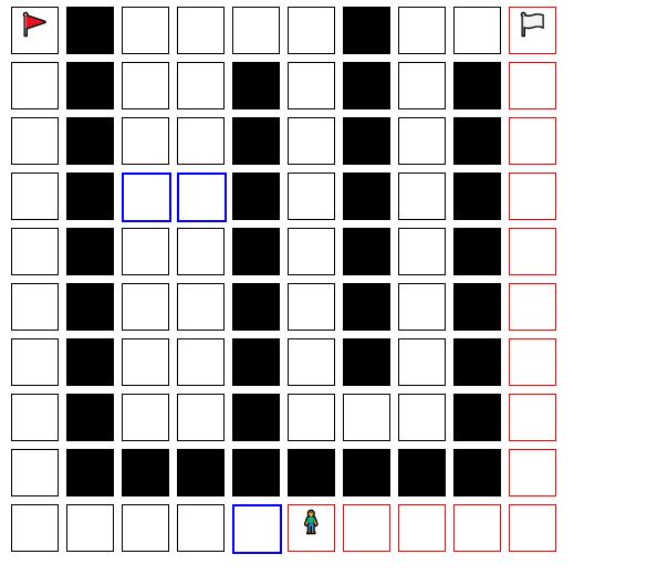 Javascript結(jié)合Vue實(shí)現(xiàn)對任意迷宮圖片的自動尋路
