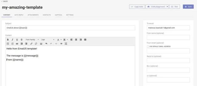 使用JavaScript通過前端發送電子郵件