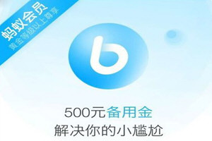 支付寶備用金是什么意思 500元應急備可免費用7天
