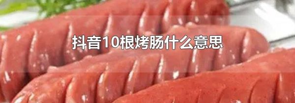 抖音10根烤腸什么意思