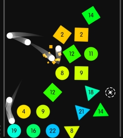 抖音上很多小球從上面掉下來打數字方塊游戲得高分技巧