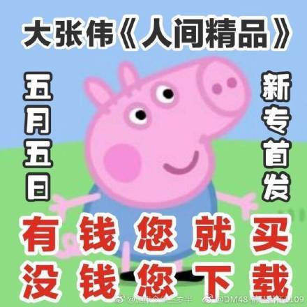 海南小豬佩奇什么梗_大張偉卡通朋友圈什么意思