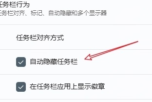win11隱藏任務(wù)欄