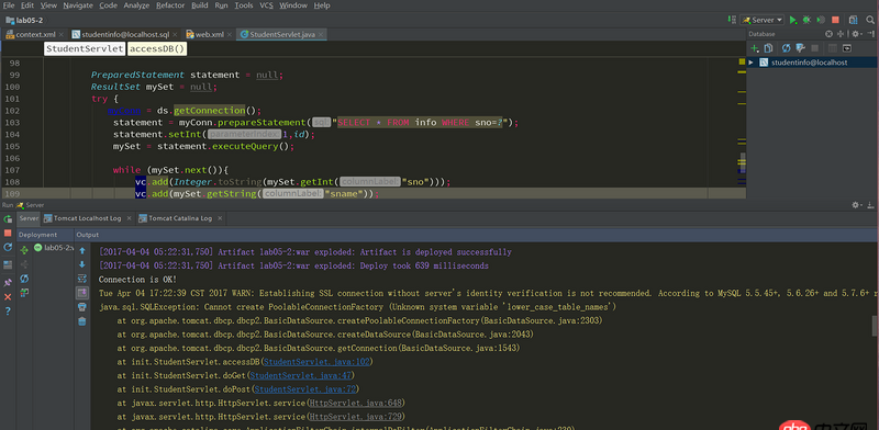 java - IDEA tomcat連接數據庫出現問題？