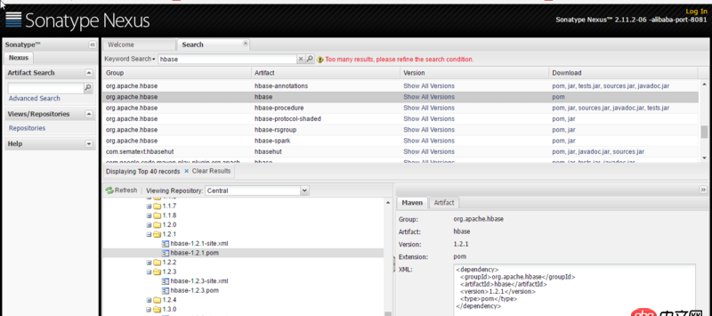 java -  maven依賴無法拉取hbase jar
