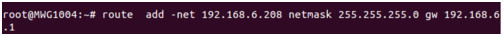Linux環境下添加路由表代碼