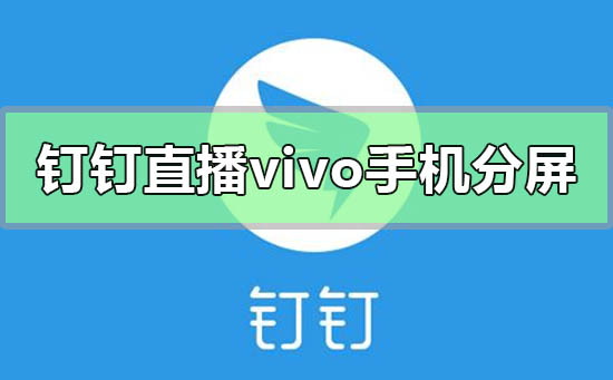 釘釘直播vivo手機怎么分屏